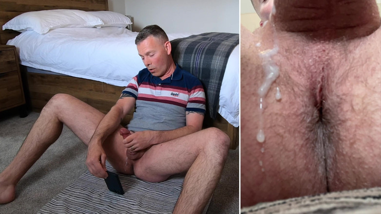 NakedFoxx: Contracción del culo del orgasmo con goteo de leche - vista...