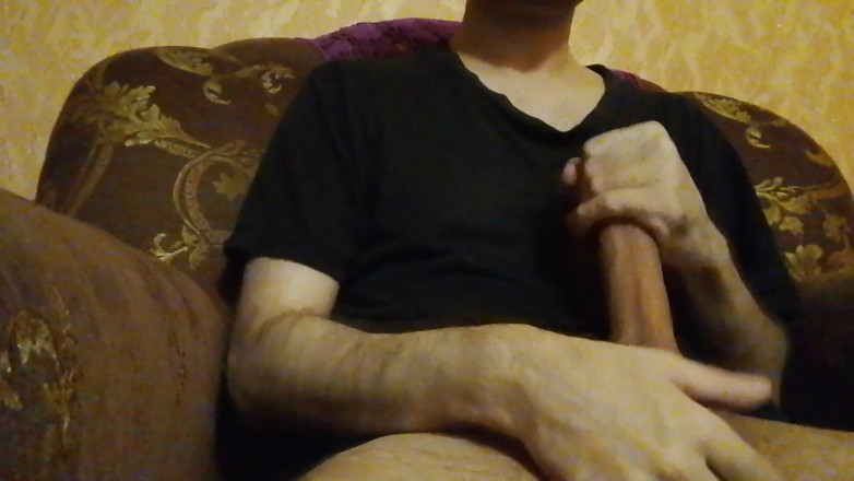 Alex Metallov: Kåt kille ryck och kommer. Så mycket tjock sperma
