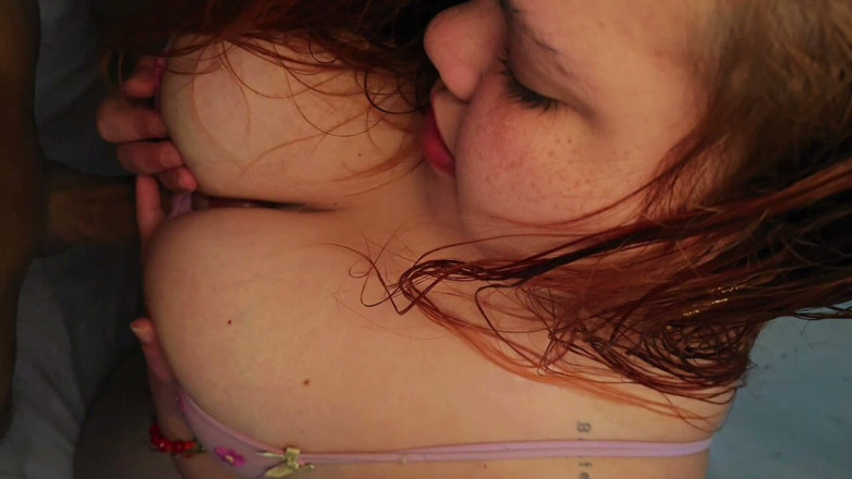 Latincurvyredhead: A Sweet Stepsister Knows How to Give Her Stepbrother Blowjobs...