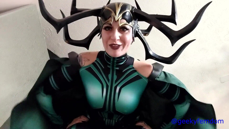 Geeky Femdom: Hela Dominant Victory