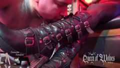 Domestic femdom: กราบไหว้บูทของฉันเพื่อรับรางวัลอร่อยๆ