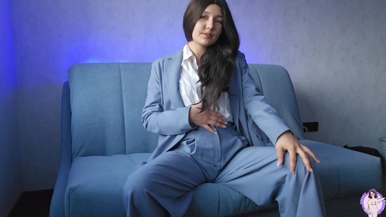 Sweet Ophelia: The Secretary, Coming Home From Work, Shows Her Body and...
