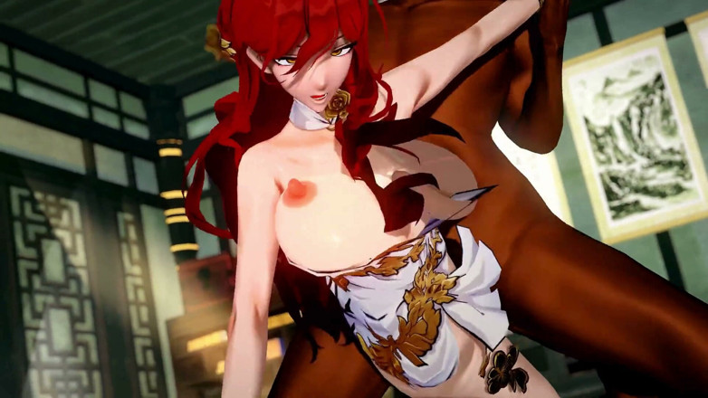 NSFWOtaku: Honkai star rail - himeko bdsm sert seks esareti - 3d hentai animasyonları