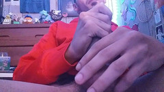 KingSpade: Un jeune homme excité trait sa bite bien dure