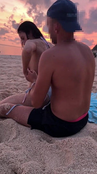 Erotic Ass Massage on the Beach, Naughty Fun in the Ocean