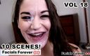 Top Web Models: Facials forever compilation 10 facials from top web models over 1 hour -...