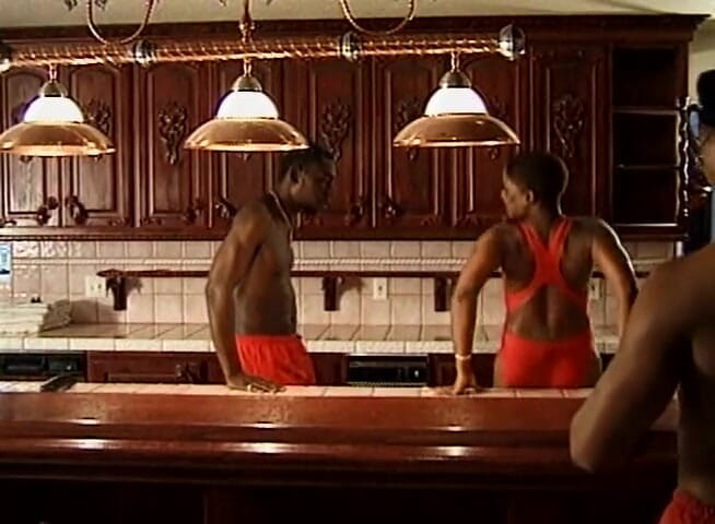 Analiscius: Hairy ebony whore gets fucked by two monster black dongs
