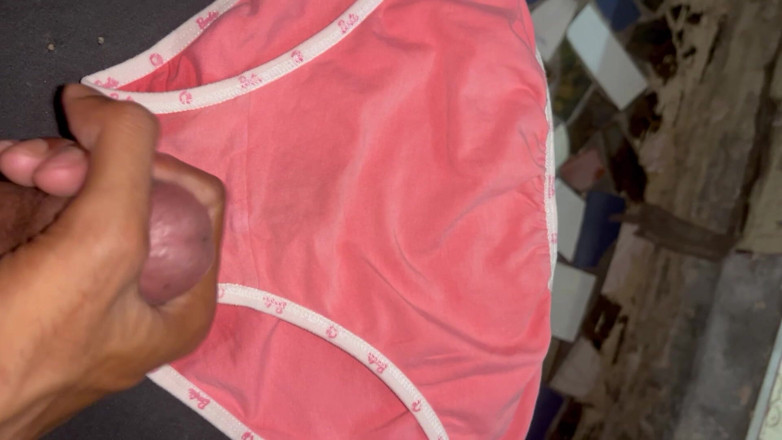 Cumlover35804: On my little stepsister's panties of chocolates and lot’s of...