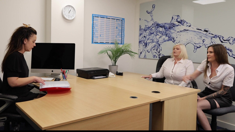 Lacey Starr productions: 办公室 女同性恋 三人行