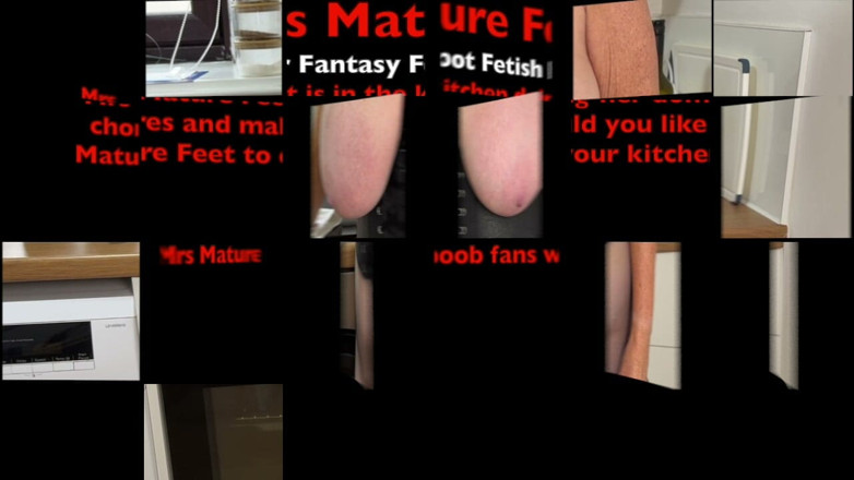 Mr MF: Mrs Mature Feet in the Kitchen 536