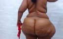 Big black clapping booties: Jack off do My Massive BBW Ass Naoliwiony i Wiggling...