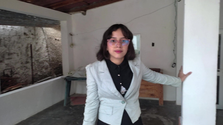 SugarPose: Enf Latina Teen Reporter Stripped