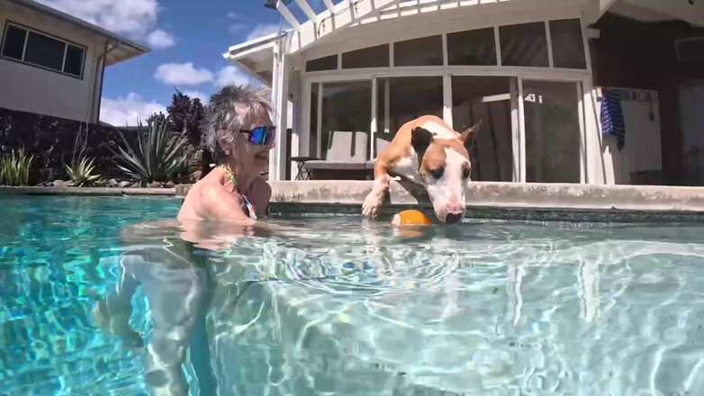 FromThisNight: Over/underwater Pool Shots and a Long, Slow-mo Outdoor Shower