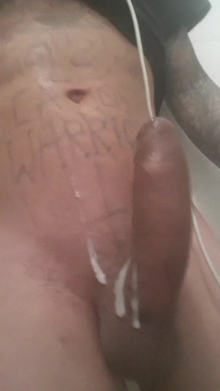 Maurice Crowbar: Gothic boy cum with big cock