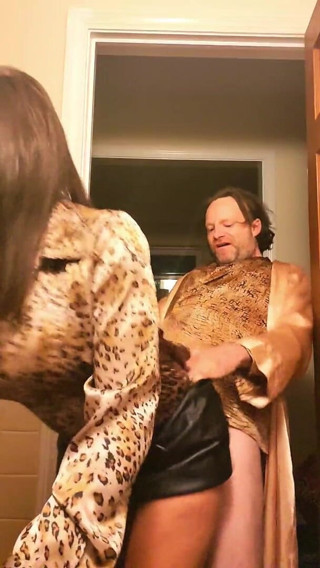 Satin Fetish King: Shiny gold sensual satin blow and fuck with brunette mature