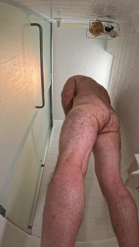 Stroking, Anal Toy and Shower