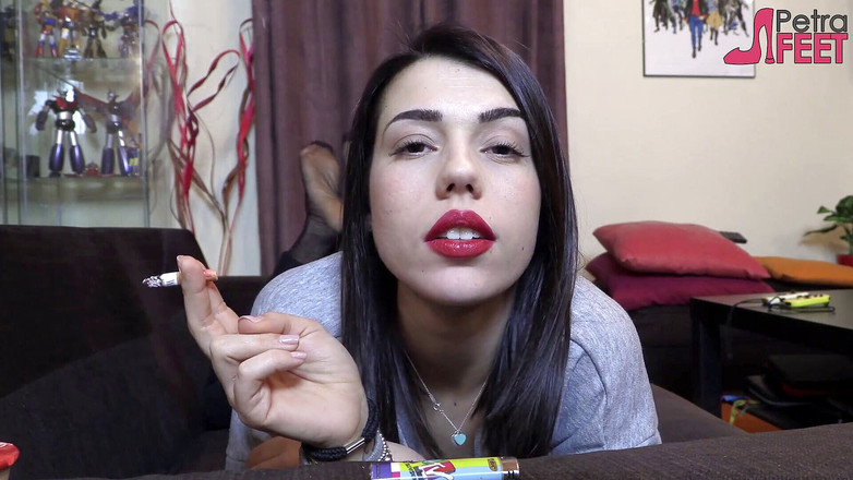 Smokin Fetish: Rauchen mit heißer petra