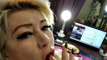 AimeeParadise: Sexy POV třesoucí velká prsa a cowgirl od sexy zralé...