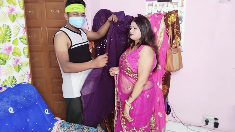 Horny Rose: Saree Seller tarafından rose sikişi