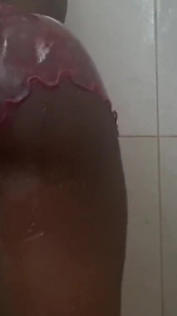 In the Shower in Sexy Lingerie Fan Request