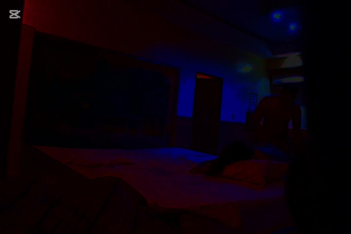 Afrocouple: Hard Fucked in Motel with Red Light Part 3