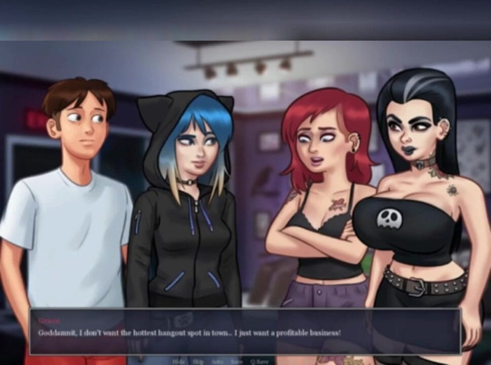 3DXXXTEEN2 Cartoon: Rapporti sessuali nella realtà aumentata. Sesso cartone porno 3D