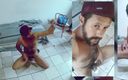 Hairy stink male: Drie cams voor mij