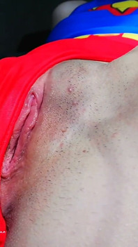 Helped Super Girl to Have Cunnilingus Orgasm Close-up