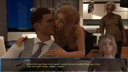 Dirty GamesXxX: Сюжетний хлопець Лізи трахає брудну дівчину перед її нареченою - еп. 8
