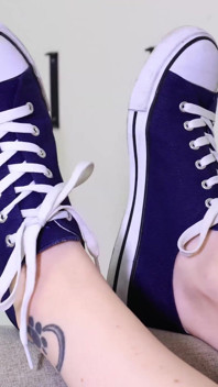 Barefoot Sneakers Foot Worship POV