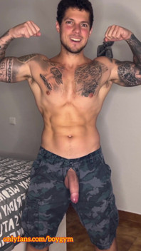 My Military Cock Cums with No Touch