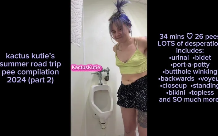 Kactus kutie: Summer Road Trip Pee Compilation Part 2