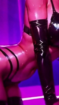 Toket besar close up! Cewek seksi dengan lingerie seksi