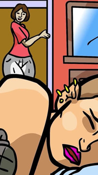 Twee hete strippers combineren hun grote zwarte lul-advocaat