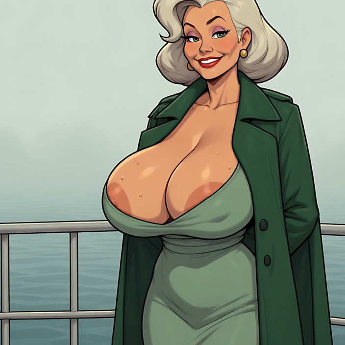 AI Porn: Big Tits on Boats
