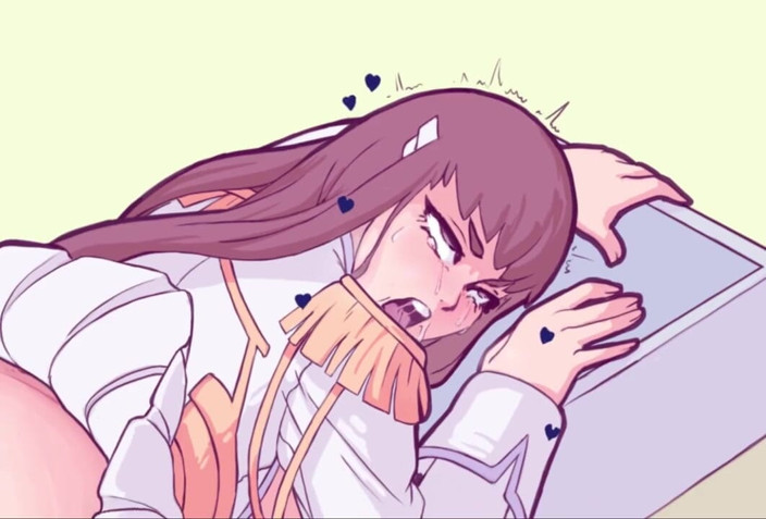 Velvixian_2D: Satsuki and Huge Dildo