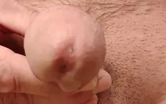 De aproape pulă tare și spermă picurând