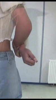 Valeri Bound Gagged Stripped Tit-grabbed