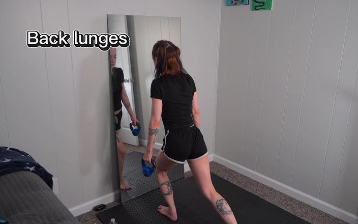 Stayin_Negative: Teen Works Out in Short Shorts