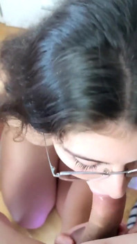 Rough POV BJ Cum in Mouth Swallow