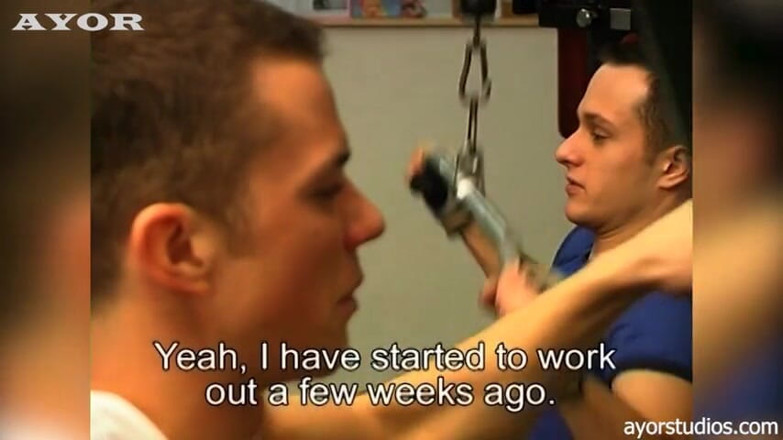 AYOR studios: Training on the weights, gay-style!