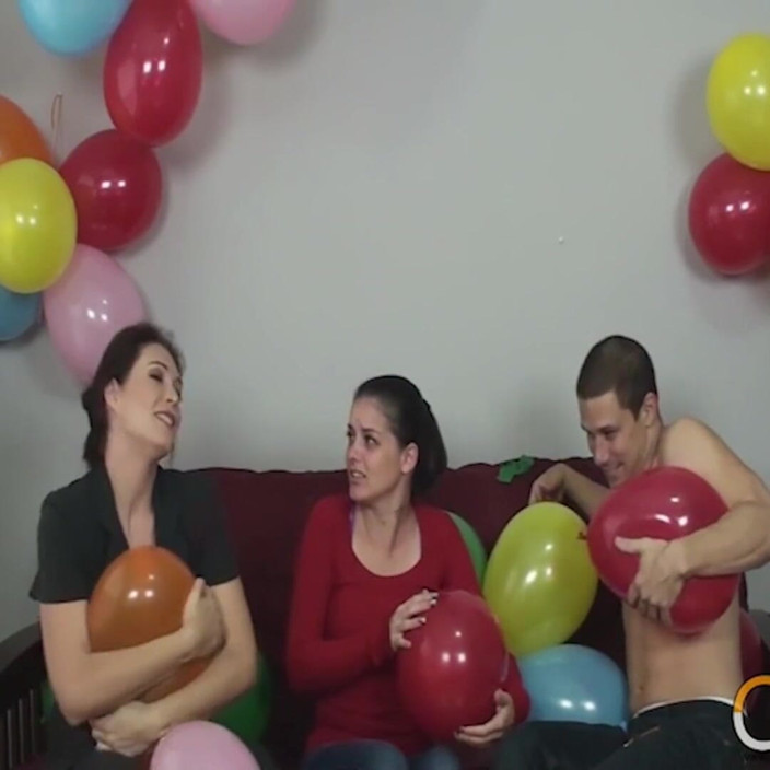 Charlee Chase: Charlee Chase loves busting balloons!