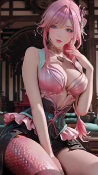 Pink Mermaid Queen! Private Gaze in the Underwater Palace, From Deep Sea Dreams to Beach Climax.
