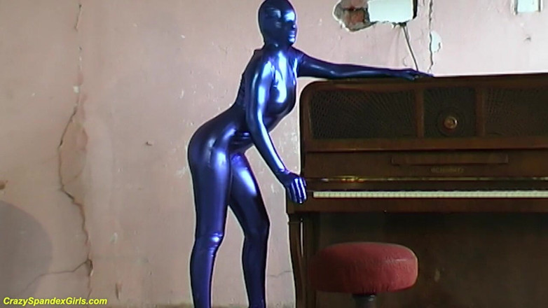 Kelly in spandex: Fullbody Catsuit with Renata