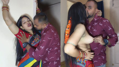 Sona bhabhi: Tatie desi mallu tamoule, romance torride avec baisers et soutien-gorge...
