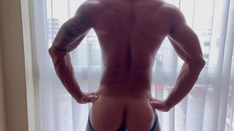 Joey Rhyder: Sledujte sexy asijský svalnatý kus, Joey Rhyder, striptýz