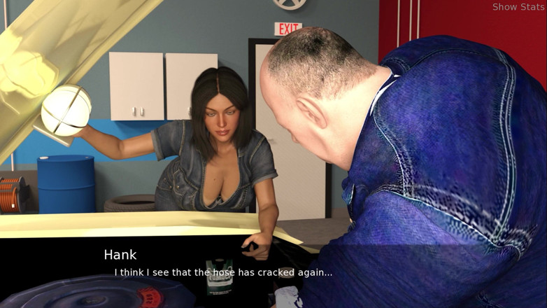 Porny Games: プロジェクトホット妻 - 車を修理することを学ぶ (27)