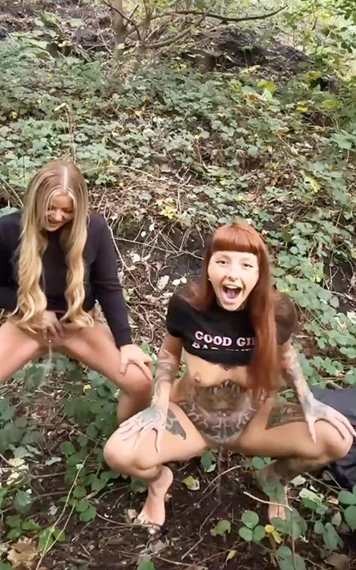 Yourfavecumslut: Siusiu desperacja w lesie