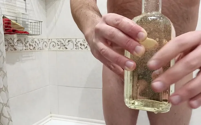 Kinky Guy: Pee in a Bottle Then a Golden Shower on My...