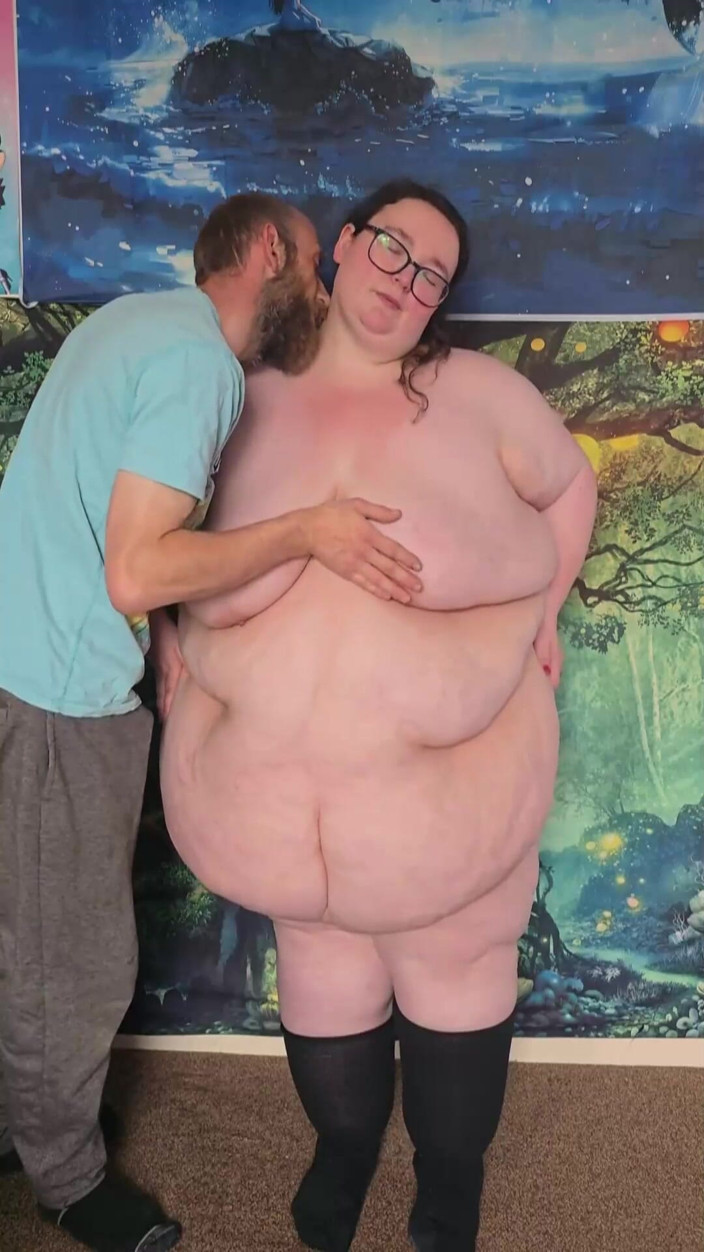 SSBBWLadyBrads: SSBBW Stripped and Kissed Belly Caressed